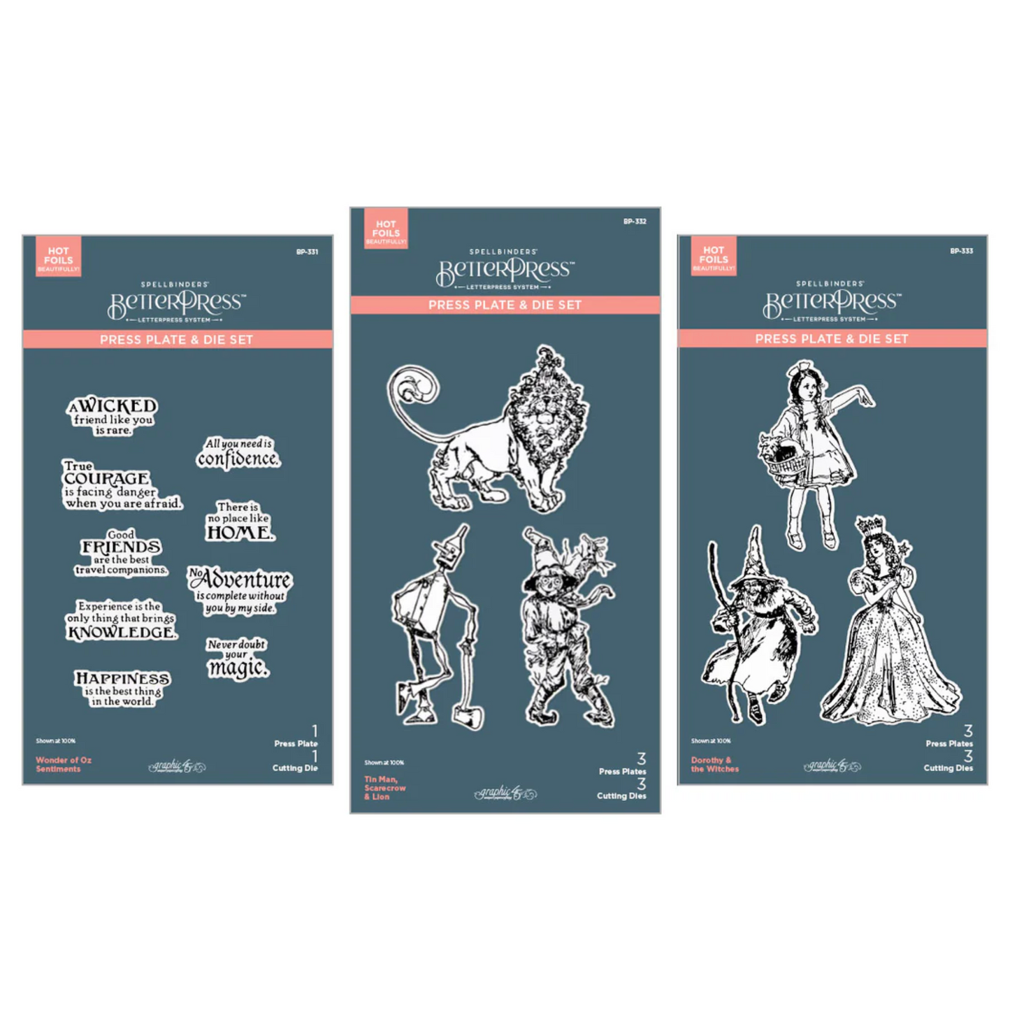 Spellbinders Wonder of Oz BetterPress Bundle