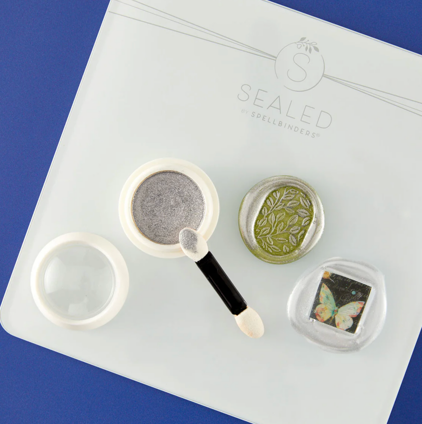 Spellbinders Clear Seal Maker Tool & Glass Mat Bundle