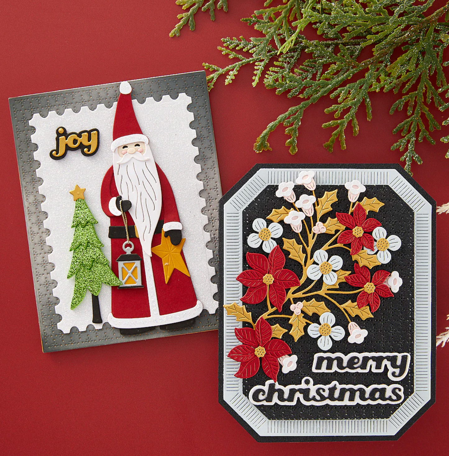 Spellbinders Christmas Greetings Etched Dies