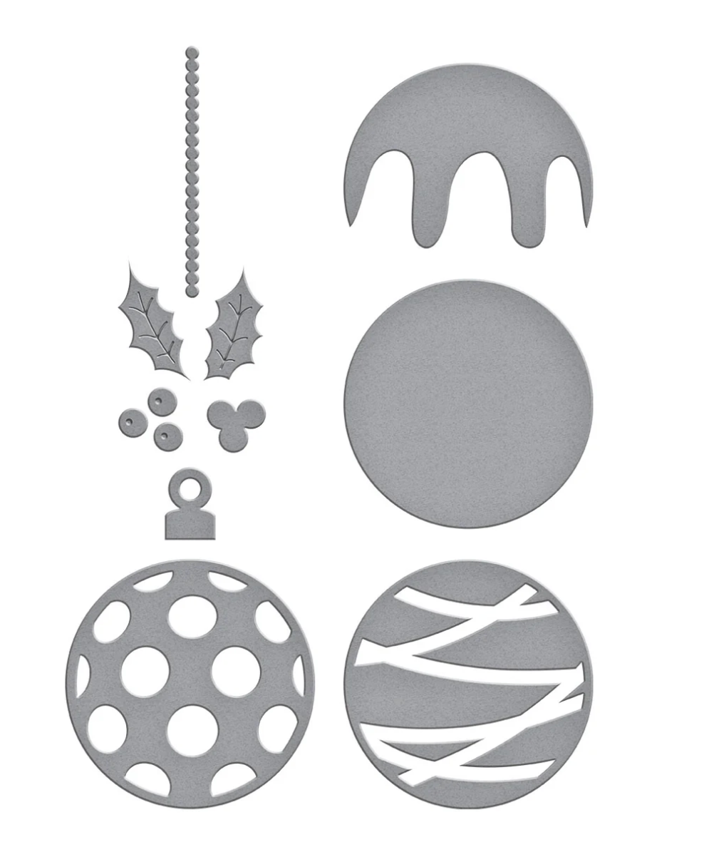 Spellbinders Festive Ornament Etched Dies
