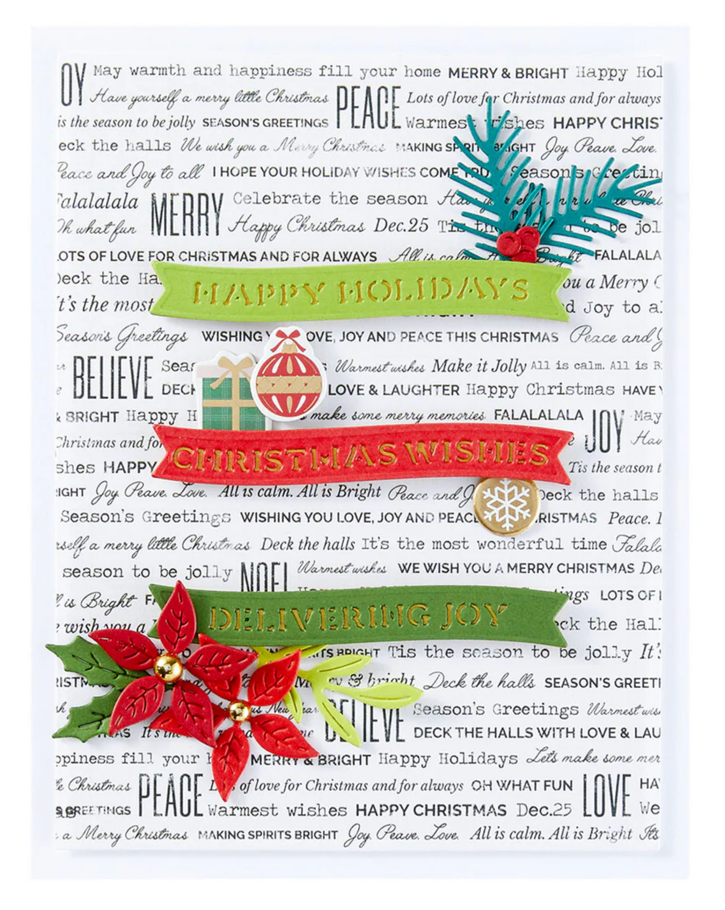 Spellbinders Handmade Sentiments Etched Dies