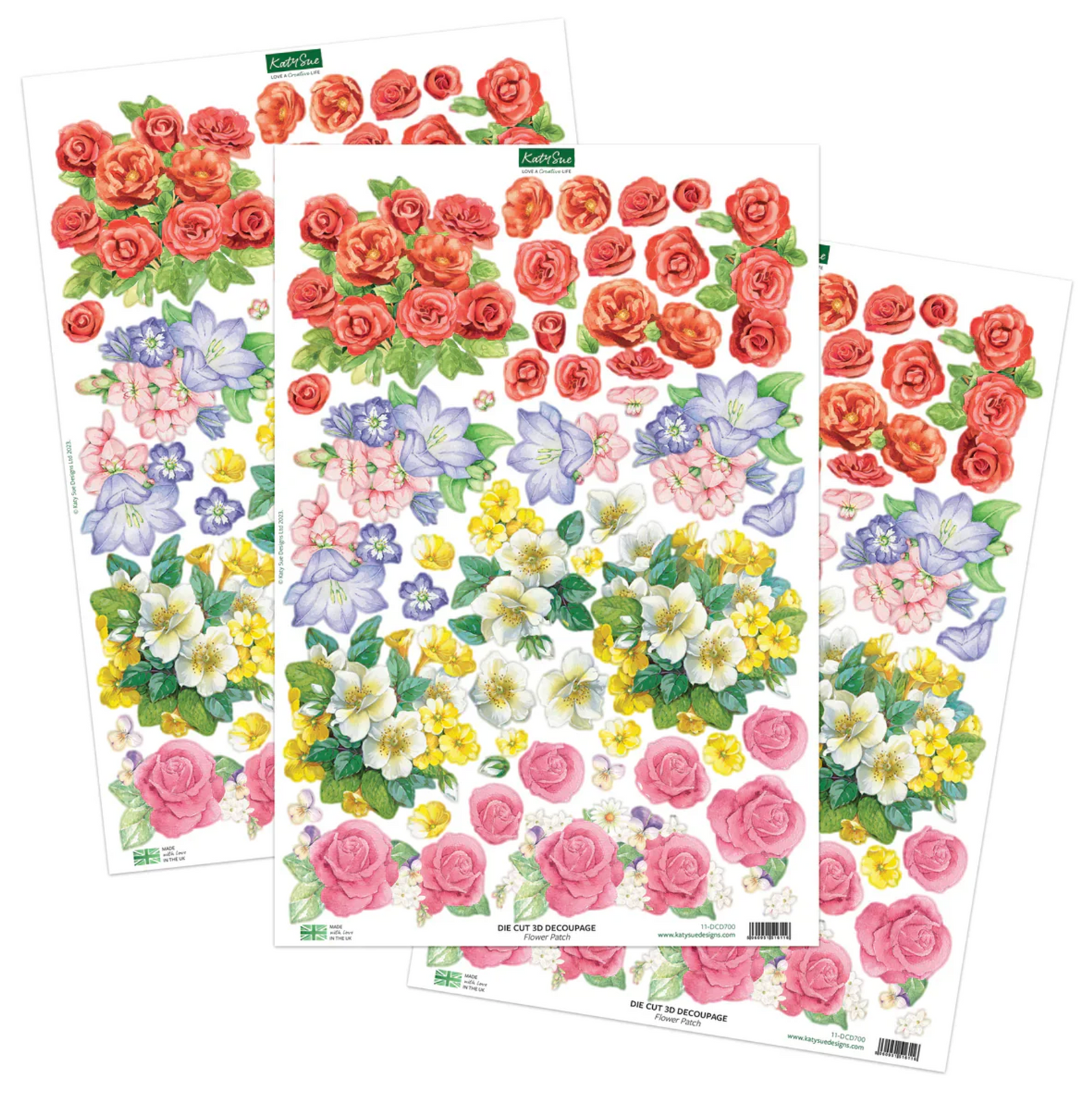 Katy Sue Flower Patch Pots Card Making Kit