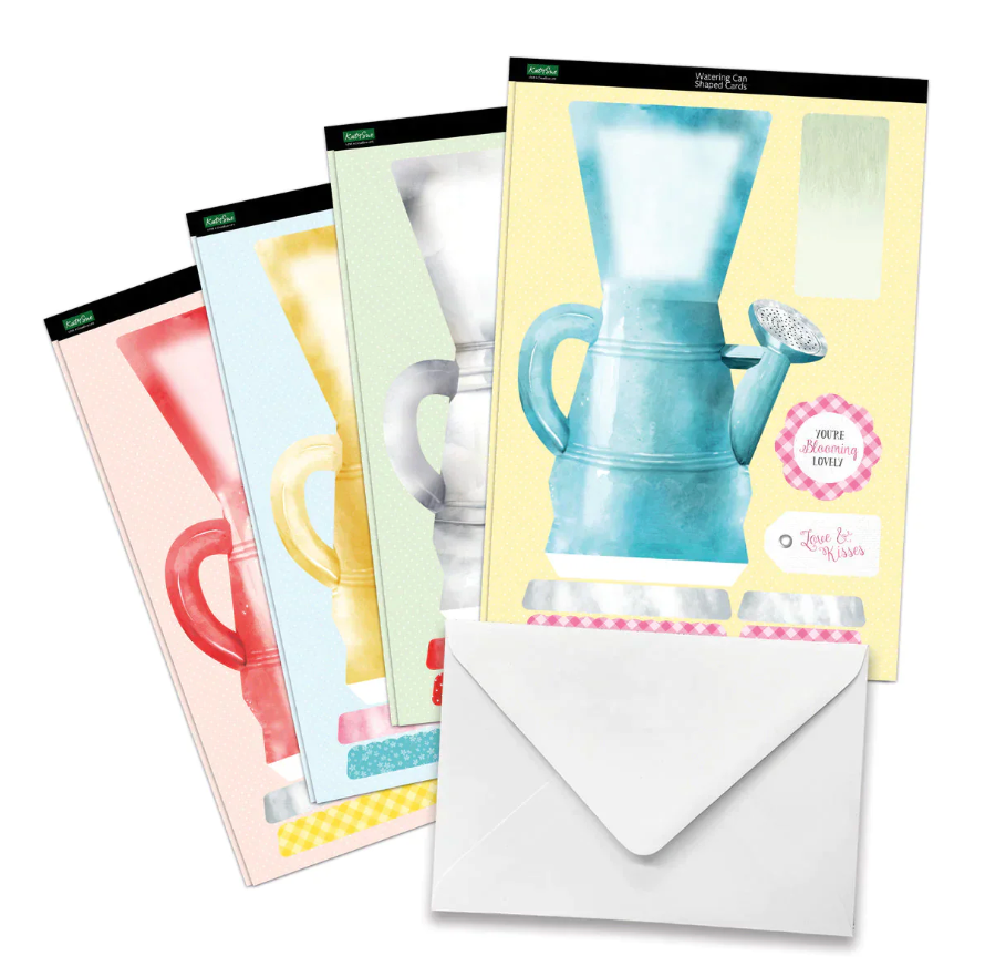 Katy Sue Watering Can Blossoms and Blooms, Card Making Kit