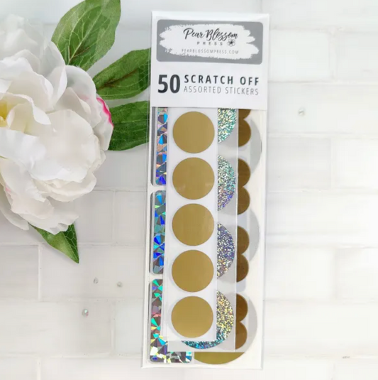 Pear Blossom Press Scratch Off Stickers