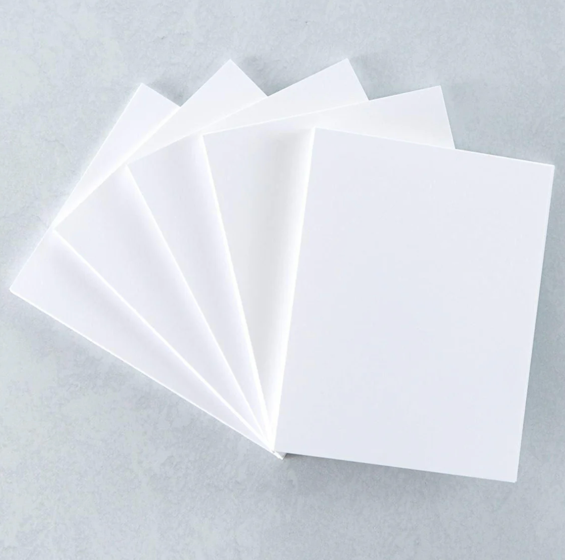Spellbinders A2 White Card Bases - Side Fold - 25 pack