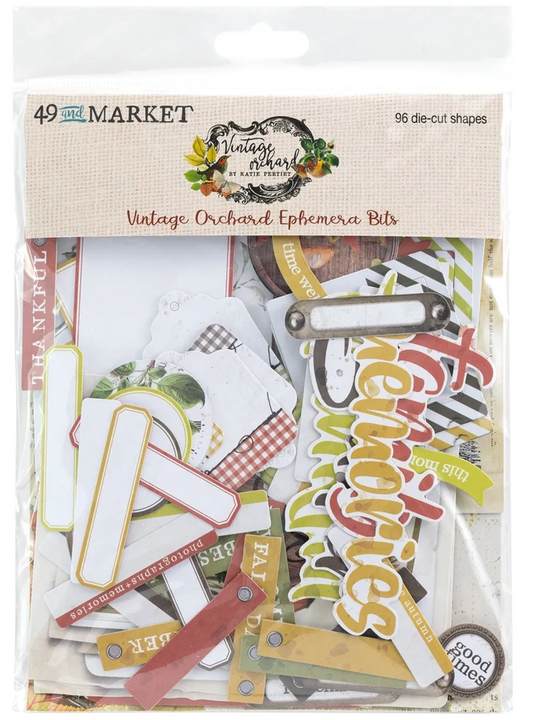 49 and Market Vintage Orchard Ephemera Bits