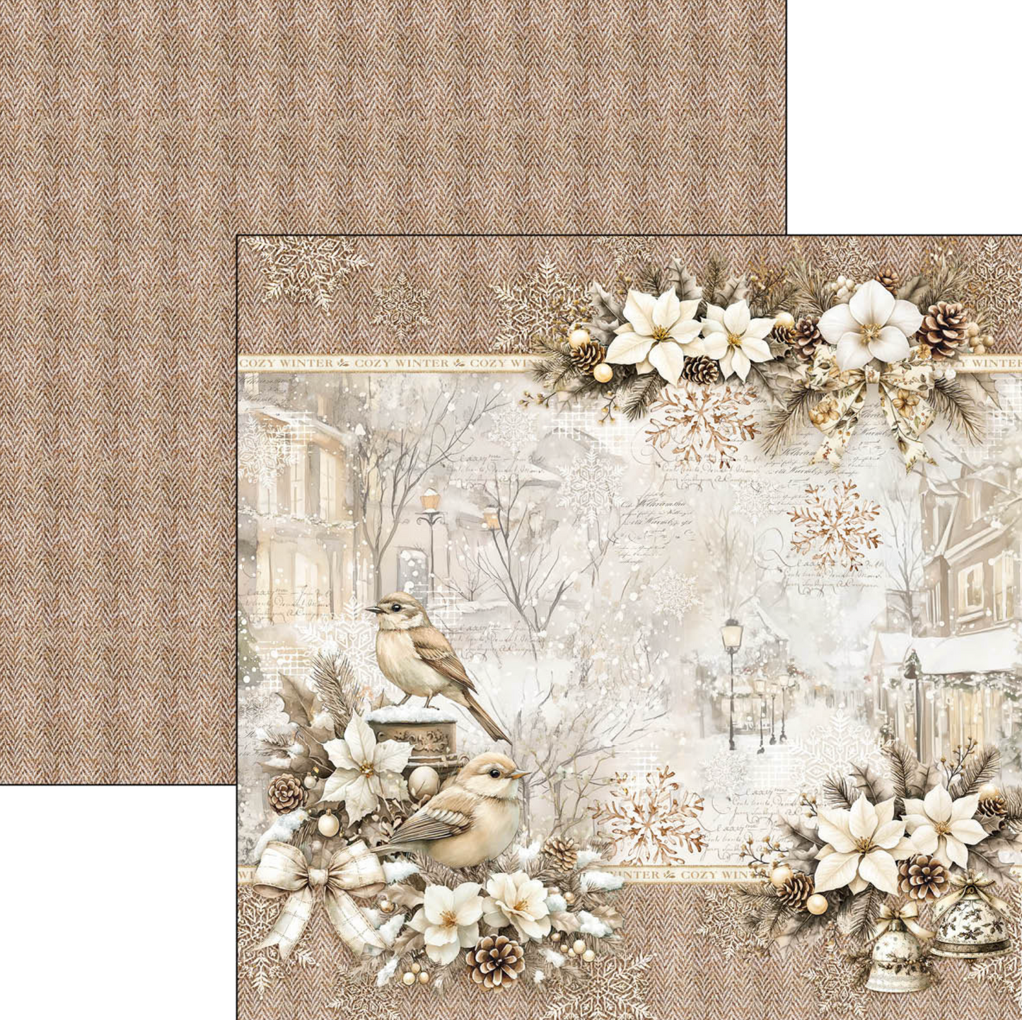 Ciao Bella Winter Season Paper Pad 12"x12"