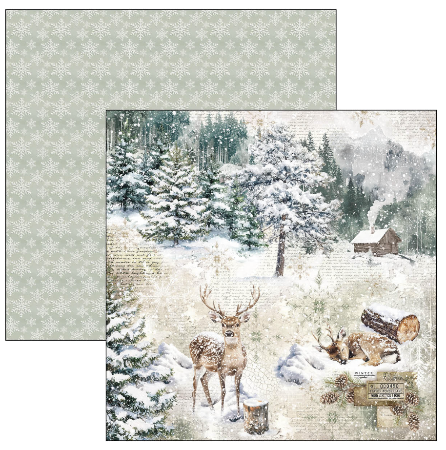 Ciao Bella Forest Tales Paper Pad 12"x12" 12/Pkg