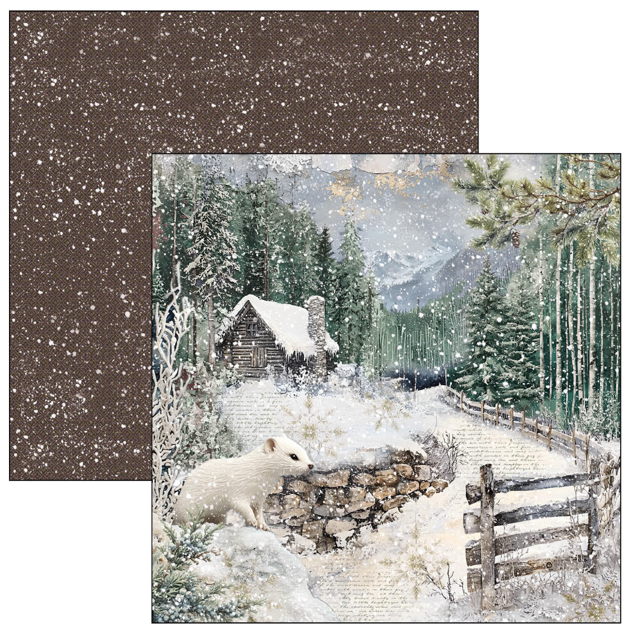 Ciao Bella Forest Tales Paper Pad 12"x12" 12/Pkg