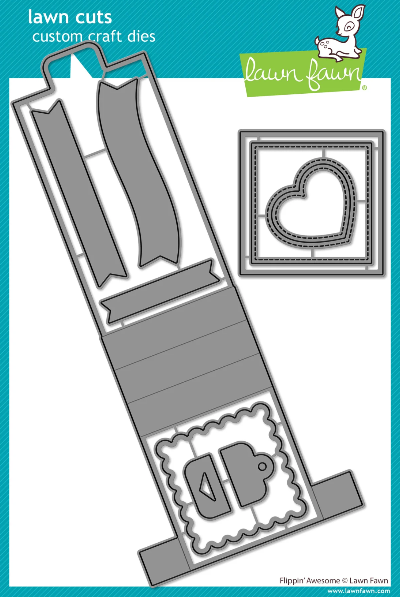Lawn Fawn Flippin' Awesome Die