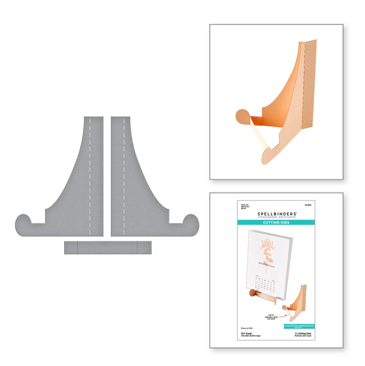 Spellbinders DIY Easel Etched Dies