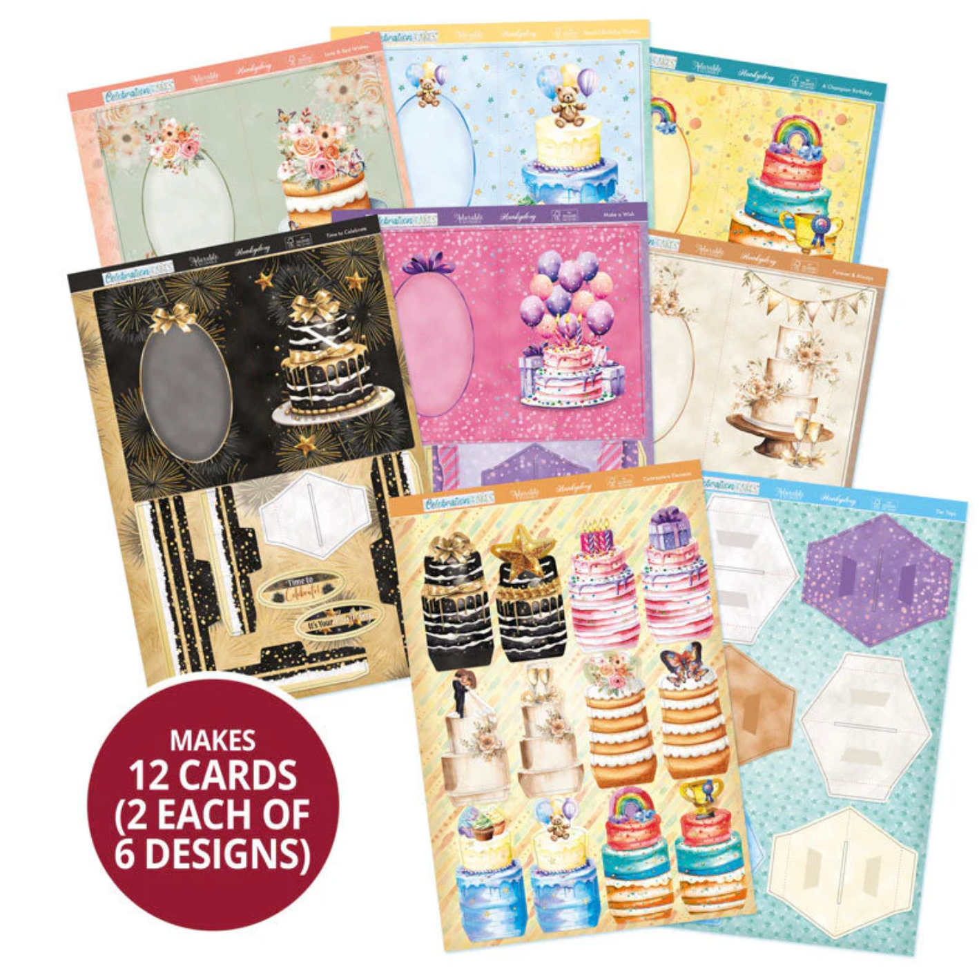 Hunkydory Celebration Cakes Concept Card Kit