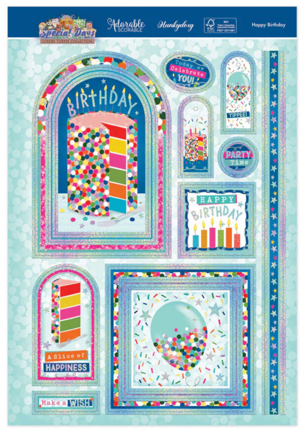 Hunkydory Happy Birthday Luxury Topper Set