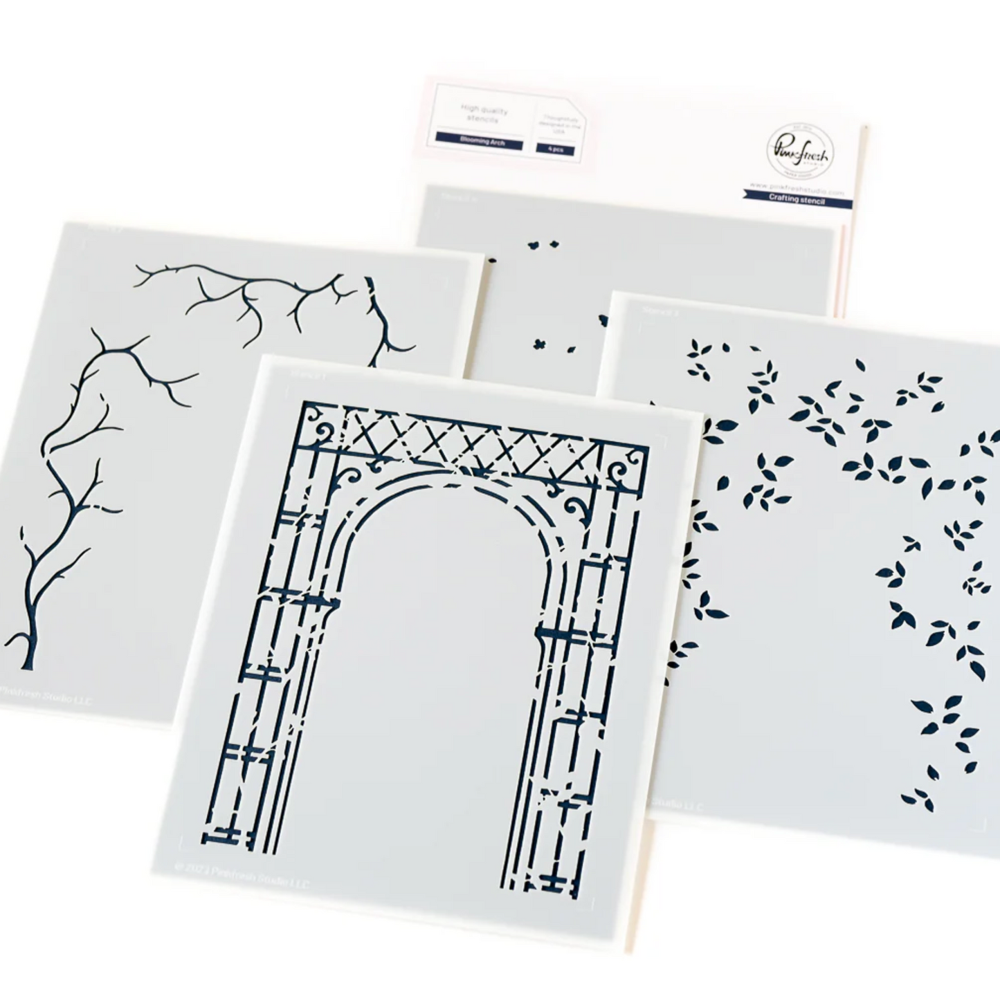 Pink Fresh Studio Blooming Arch Bundle