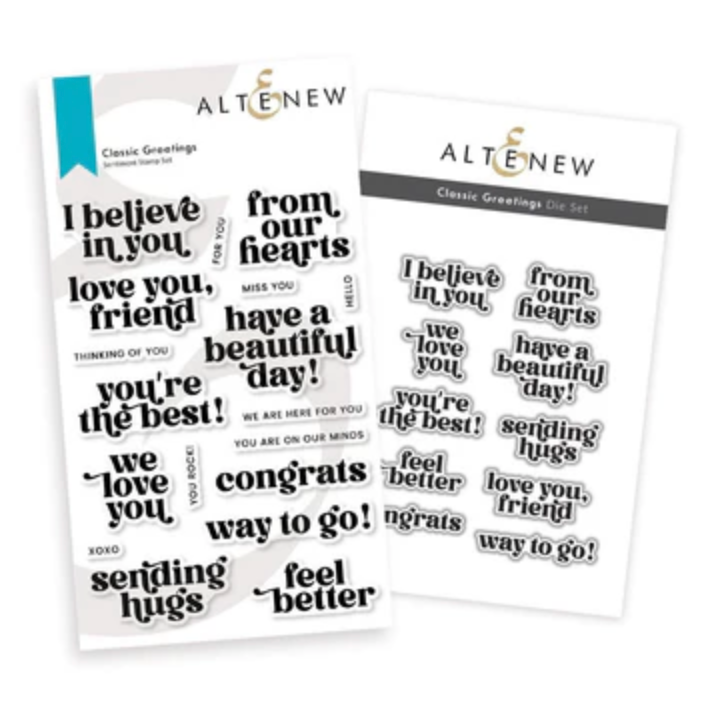 Altenew Classic Greetings Die Set Bundle