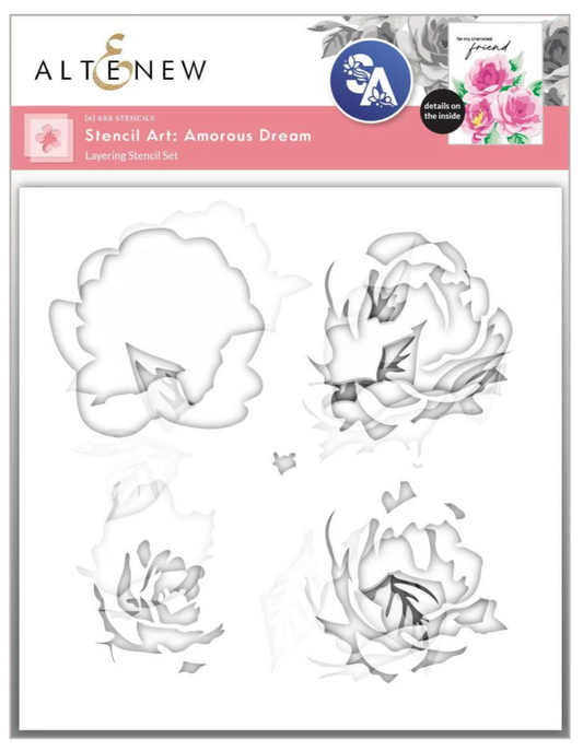 Altenew Amorous Dream Layered Stencil Set