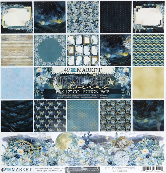 49 and Market Starlight Dreams 12" x 12" Paper Collection