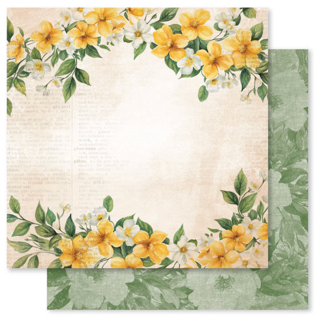 Paper Rose Bees & Butterflies 12" x 12" Collection