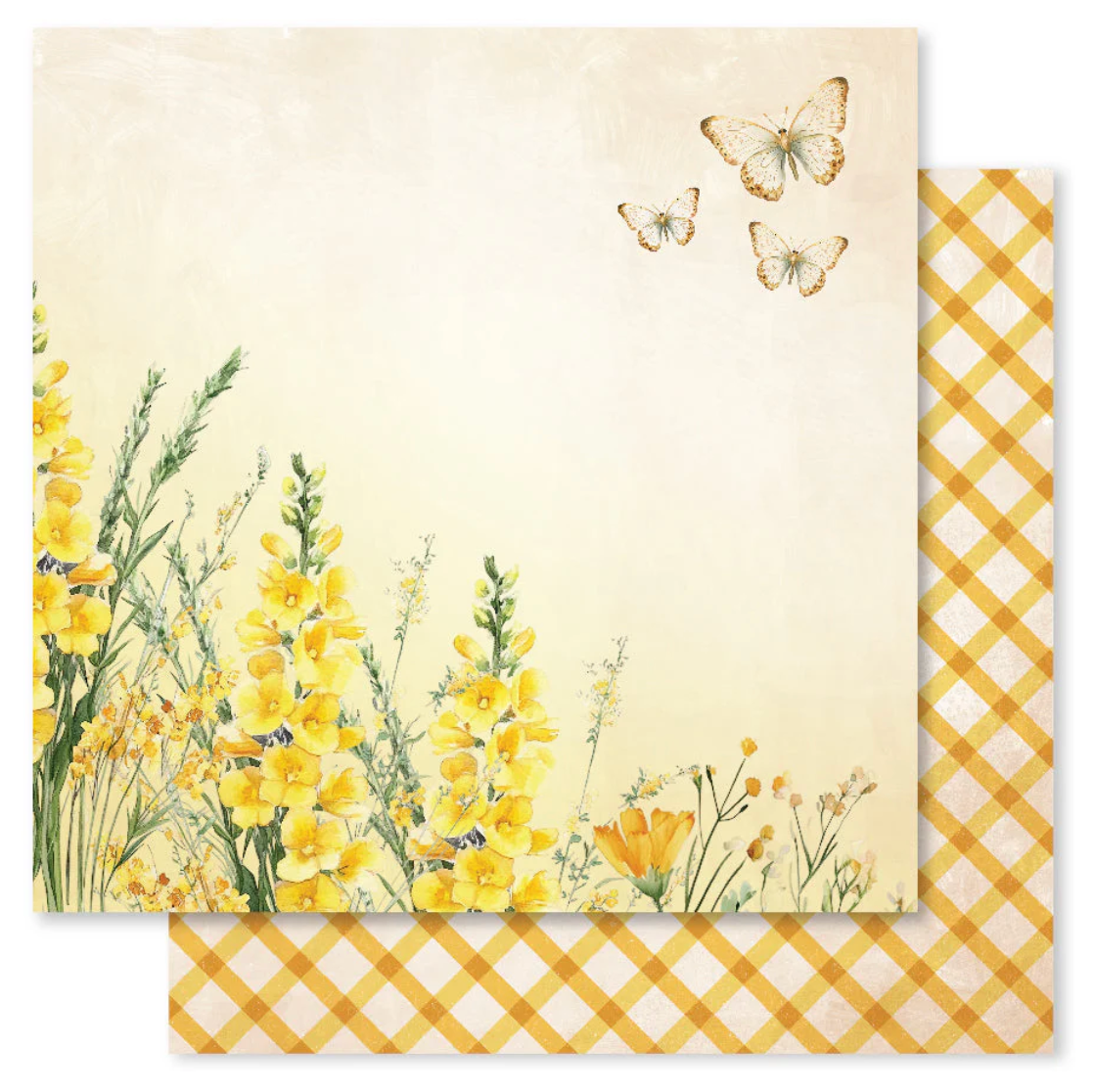 Paper Rose Bees & Butterflies 12" x 12" Collection
