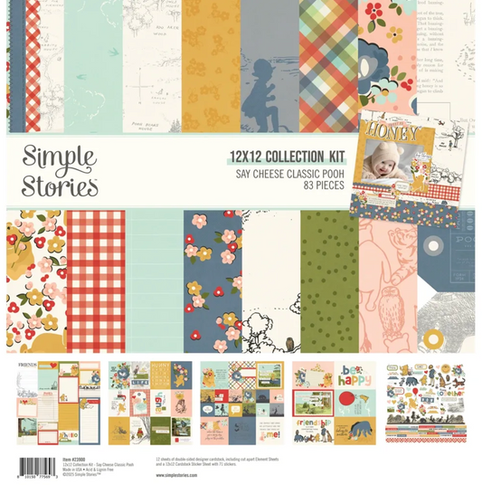 Simple Stories 12x12 Classic Pooh Collection Kit