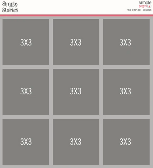 Simple Stories Page Template #8