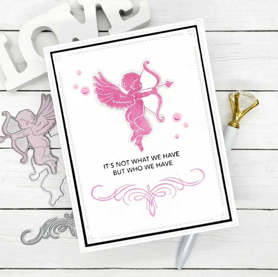LDRS Cupid's Arrow Impress-ion Press + Foil Plate