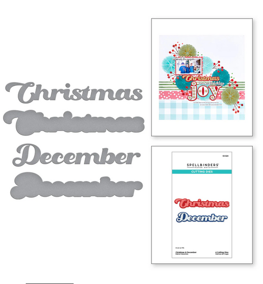Spellbinders Christmas & December Etched Dies