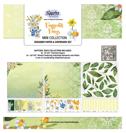 3Quarter Designs - Mini Scrapbook Collection - Daffodil Days