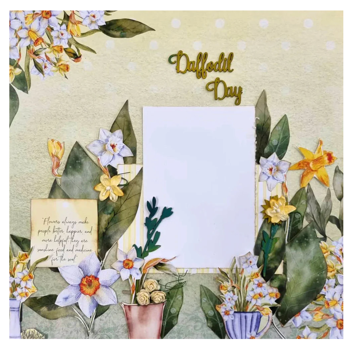 3Quarter Designs - Mini Scrapbook Collection - Daffodil Days