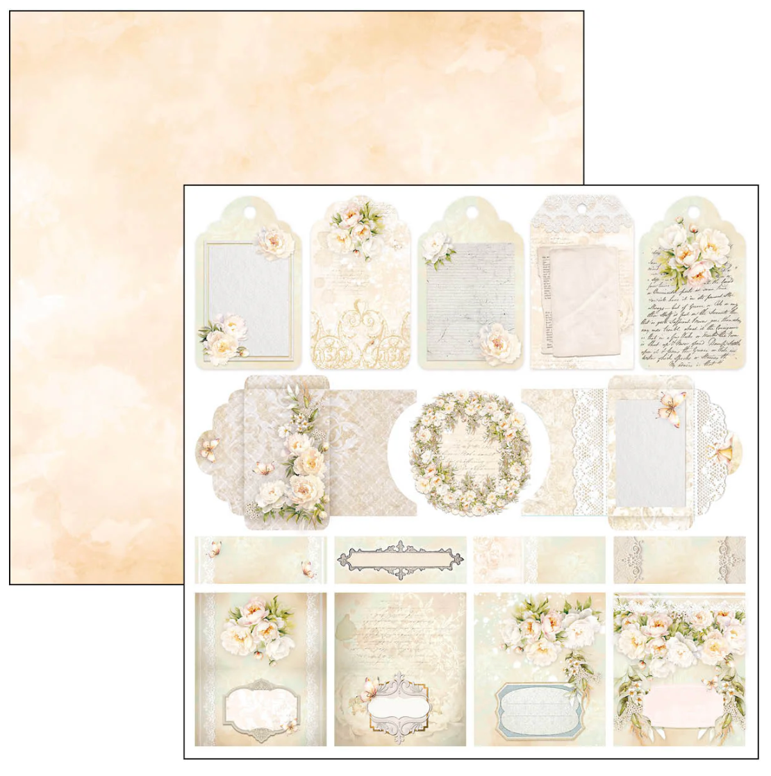 Ciao Bella Always & Forever Paper Pad 12"x12" 12/Pkg
