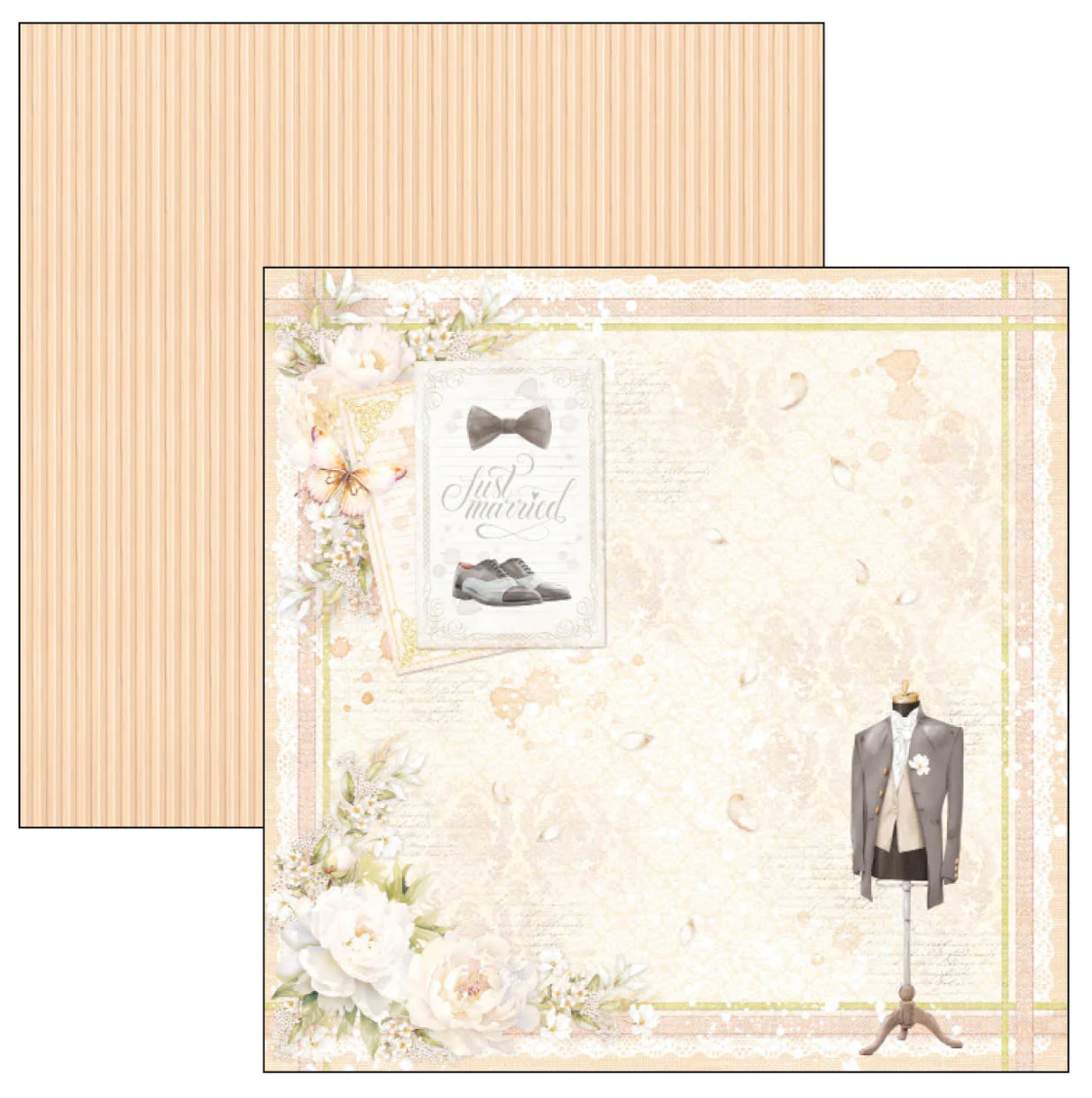 Ciao Bella Always & Forever Paper Pad 12"x12" 12/Pkg