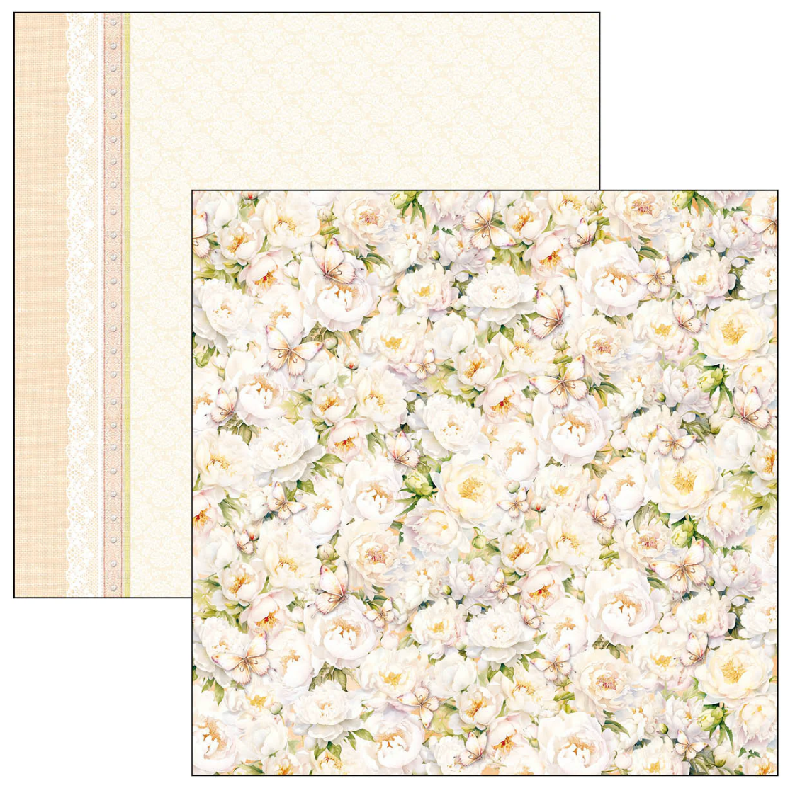 Ciao Bella Always & Forever Patterns Pad 12x12 8/Pkg