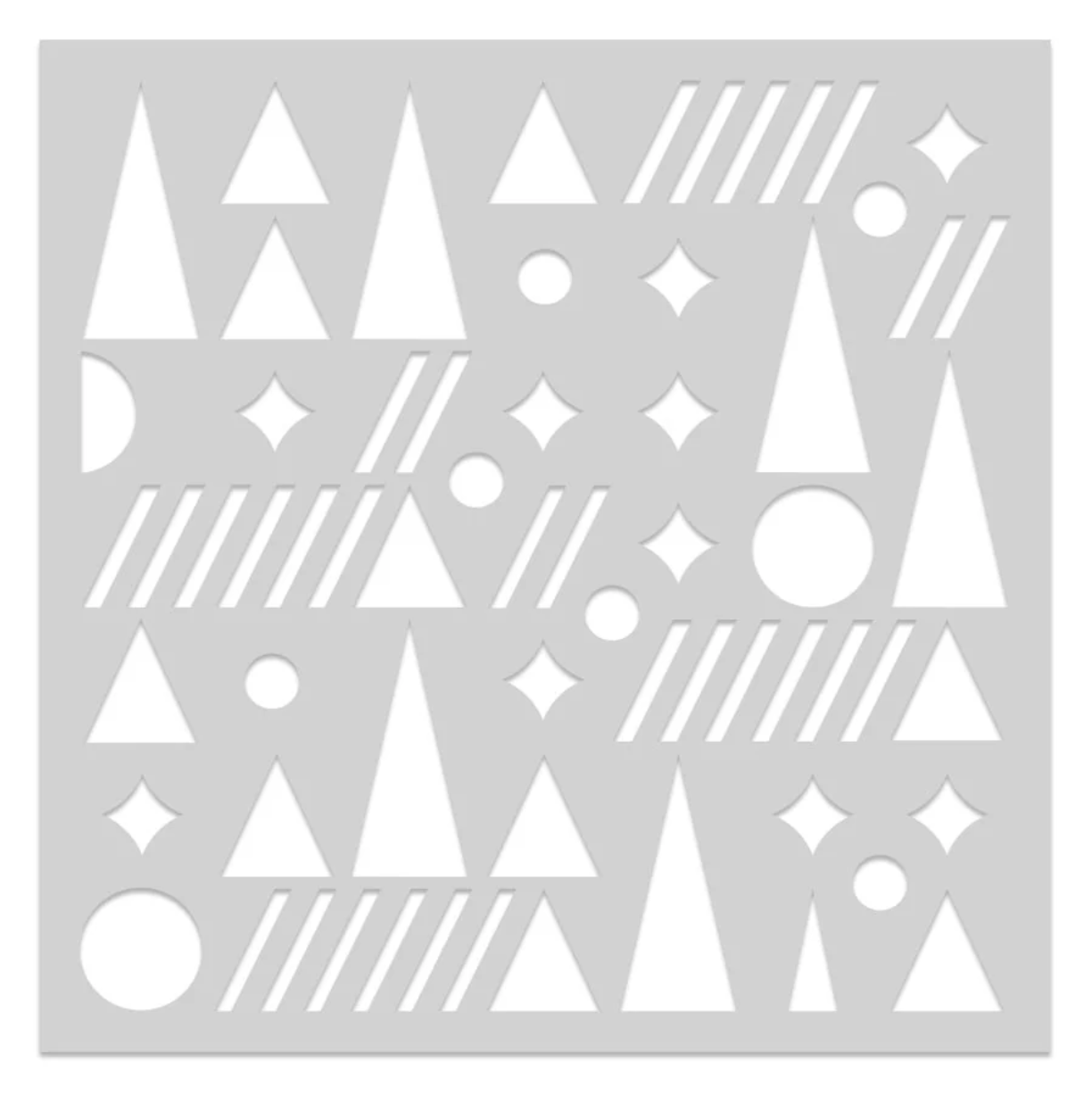 Hero Arts Geometric Holiday Stencil