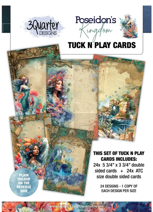 3Quarter Designs Poseidon's Kingdom Tuck N Play Cards