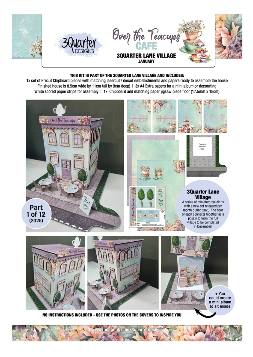 3Quarter Designs Lane Village - Over The Teacups Cafe