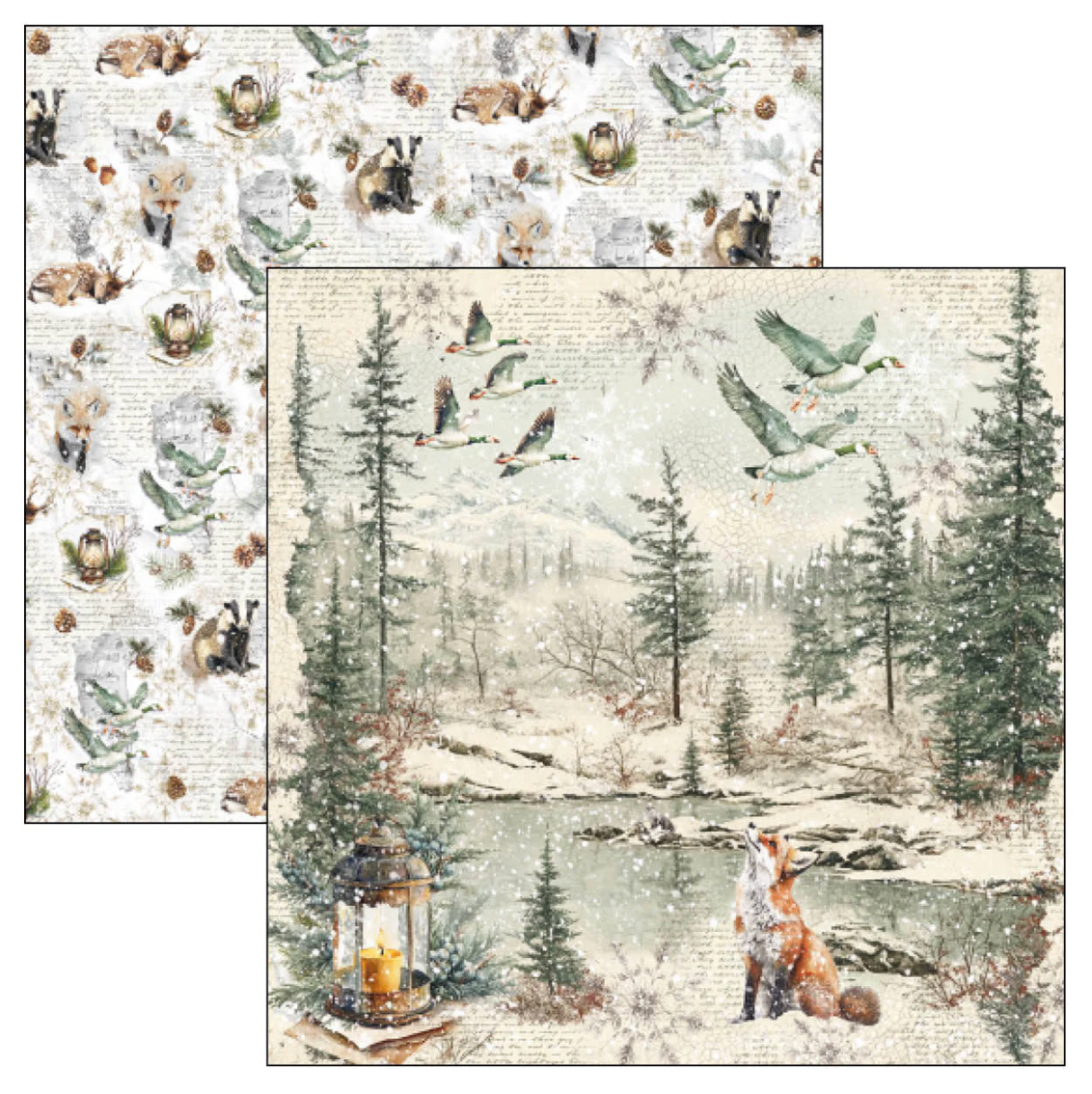 Ciao Bella   Forest Tales Pad 8"x8" 12/Pkg