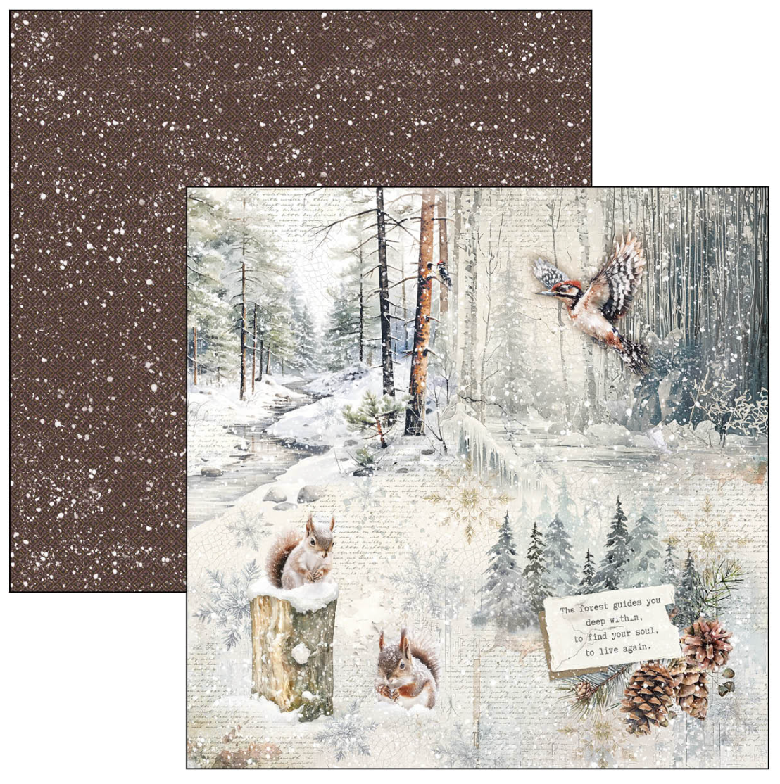 Ciao Bella   Forest Tales Pad 8"x8" 12/Pkg