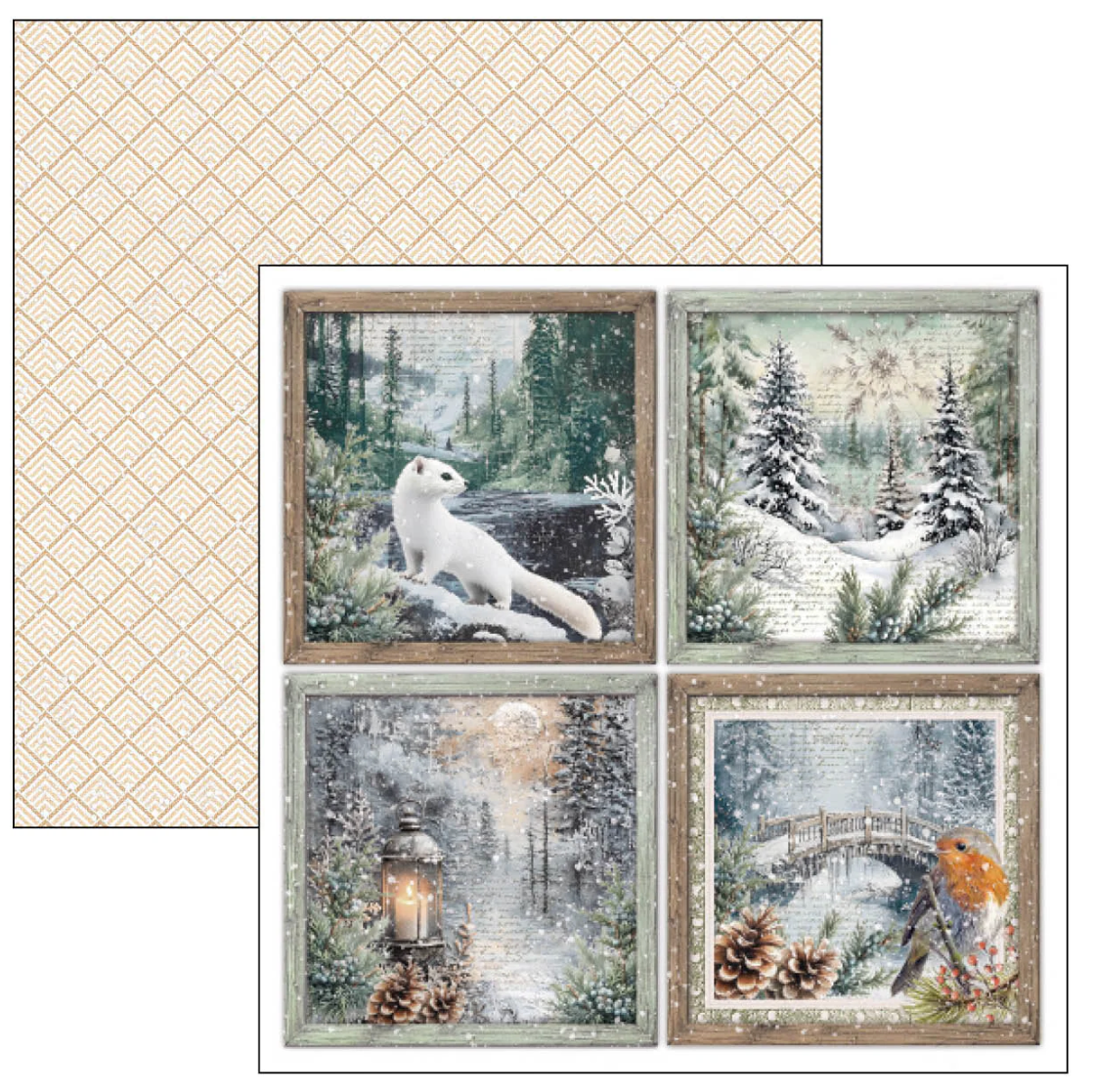 Ciao Bella   Forest Tales Pad 8"x8" 12/Pkg