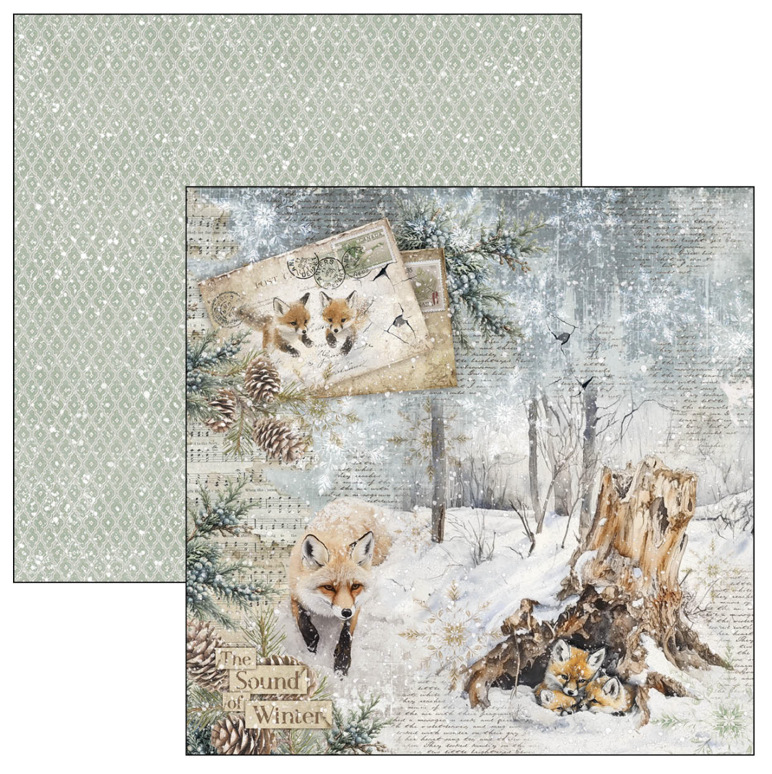 Ciao Bella   Forest Tales Pad 8"x8" 12/Pkg