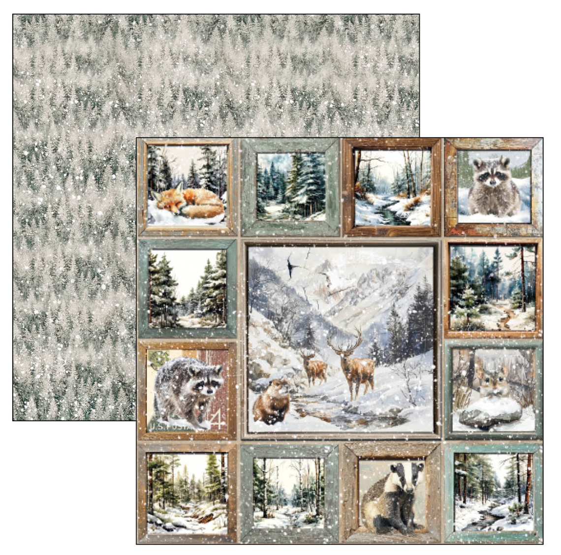 Ciao Bella   Forest Tales Pad 8"x8" 12/Pkg