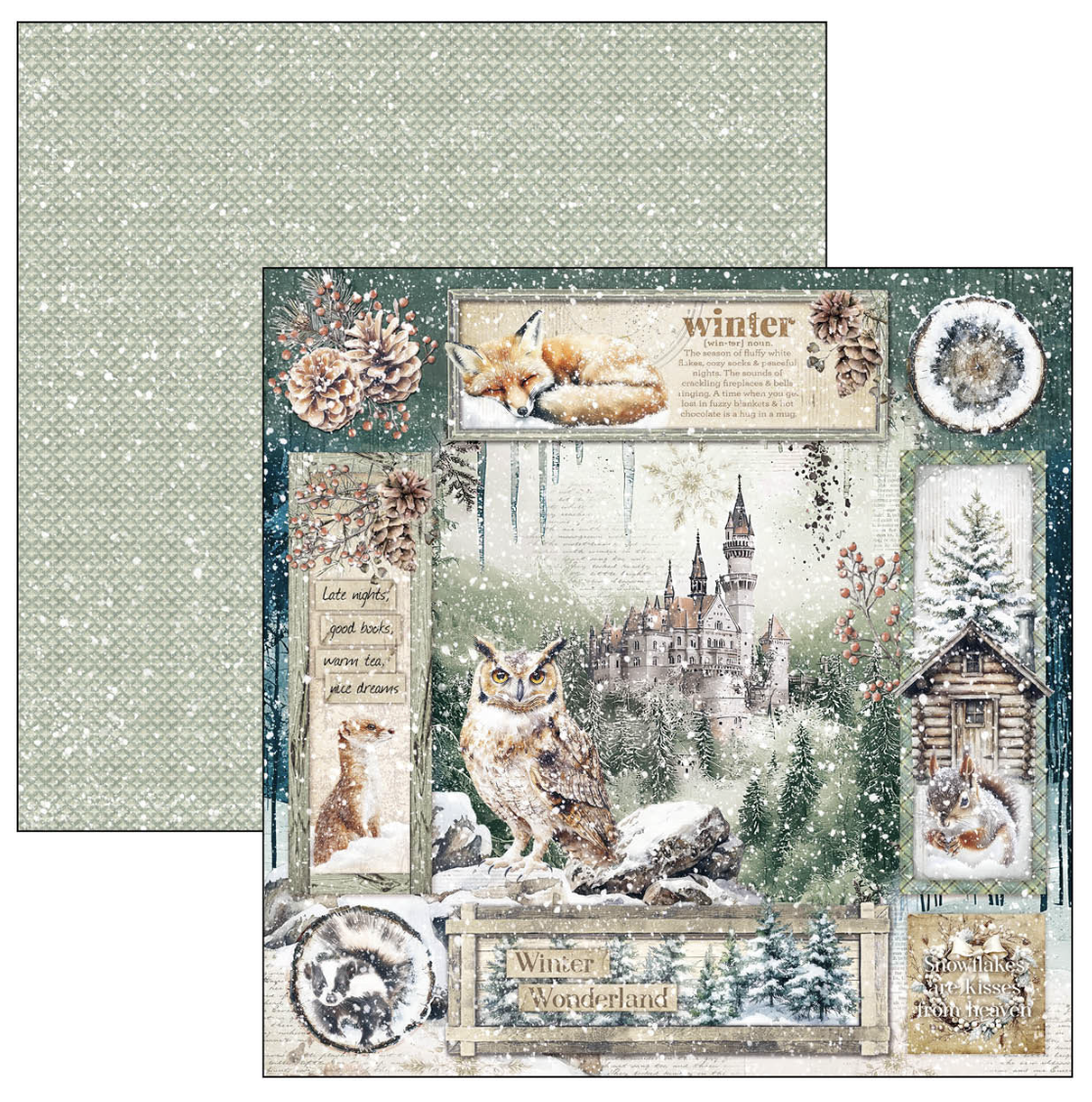 Ciao Bella   Forest Tales Pad 8"x8" 12/Pkg