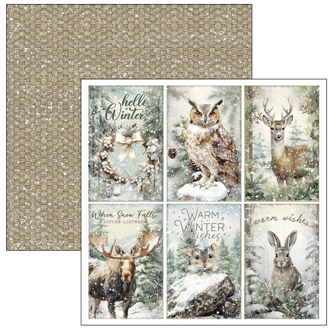 Ciao Bella   Forest Tales Pad 8"x8" 12/Pkg