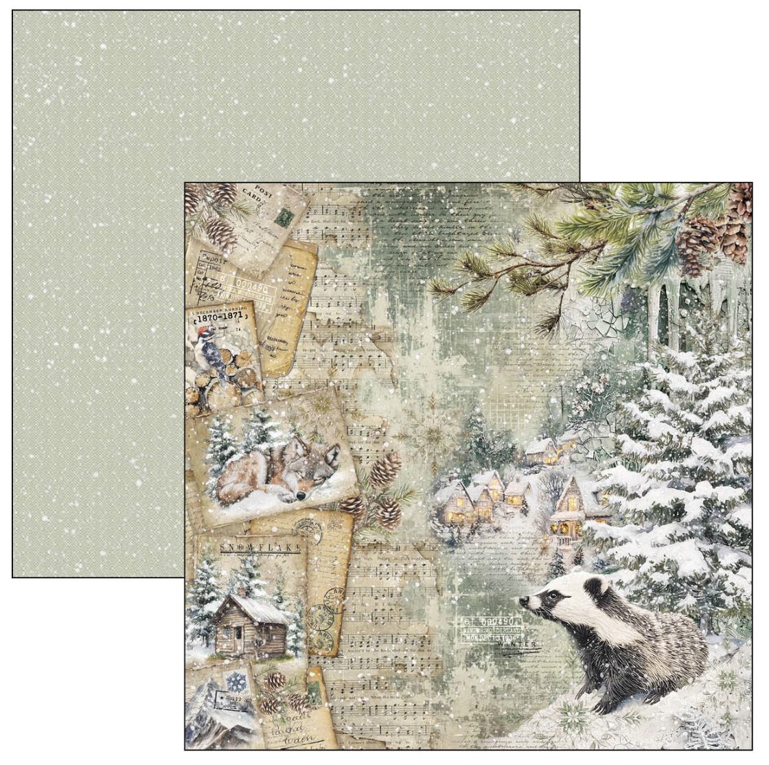 Ciao Bella   Forest Tales Pad 8"x8" 12/Pkg
