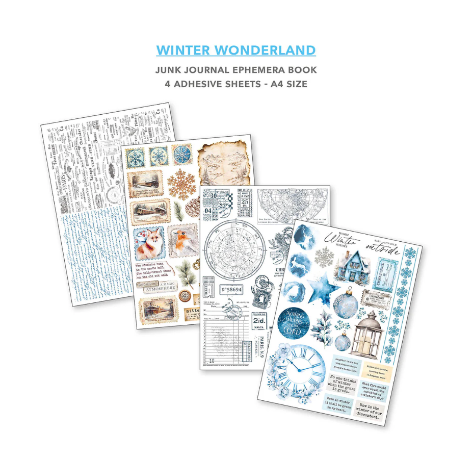 Ciao Bella Winter Wonderland Junk Journal & Ephemera Book