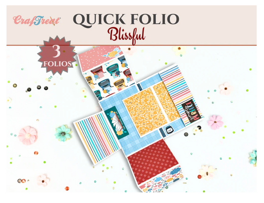 Craftreat Scrapbook Blank Quick Folio - Blissful