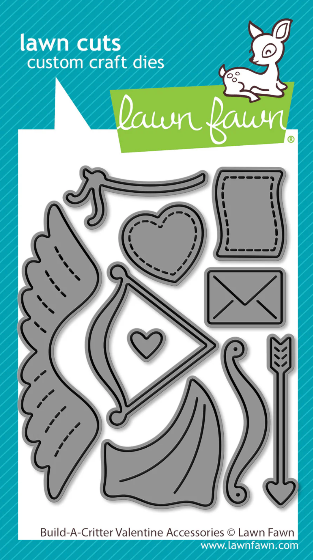 Lawn Fawn Build-A-Critter Valentine Accessories