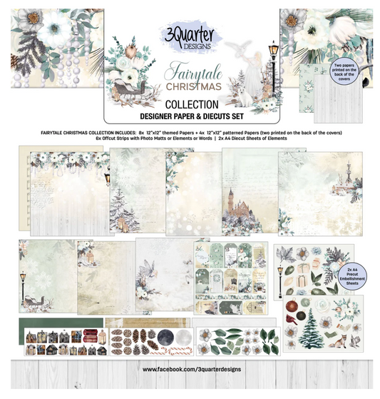 3Quarter Designs Fairytale Christmas 12x12 Collection Pack