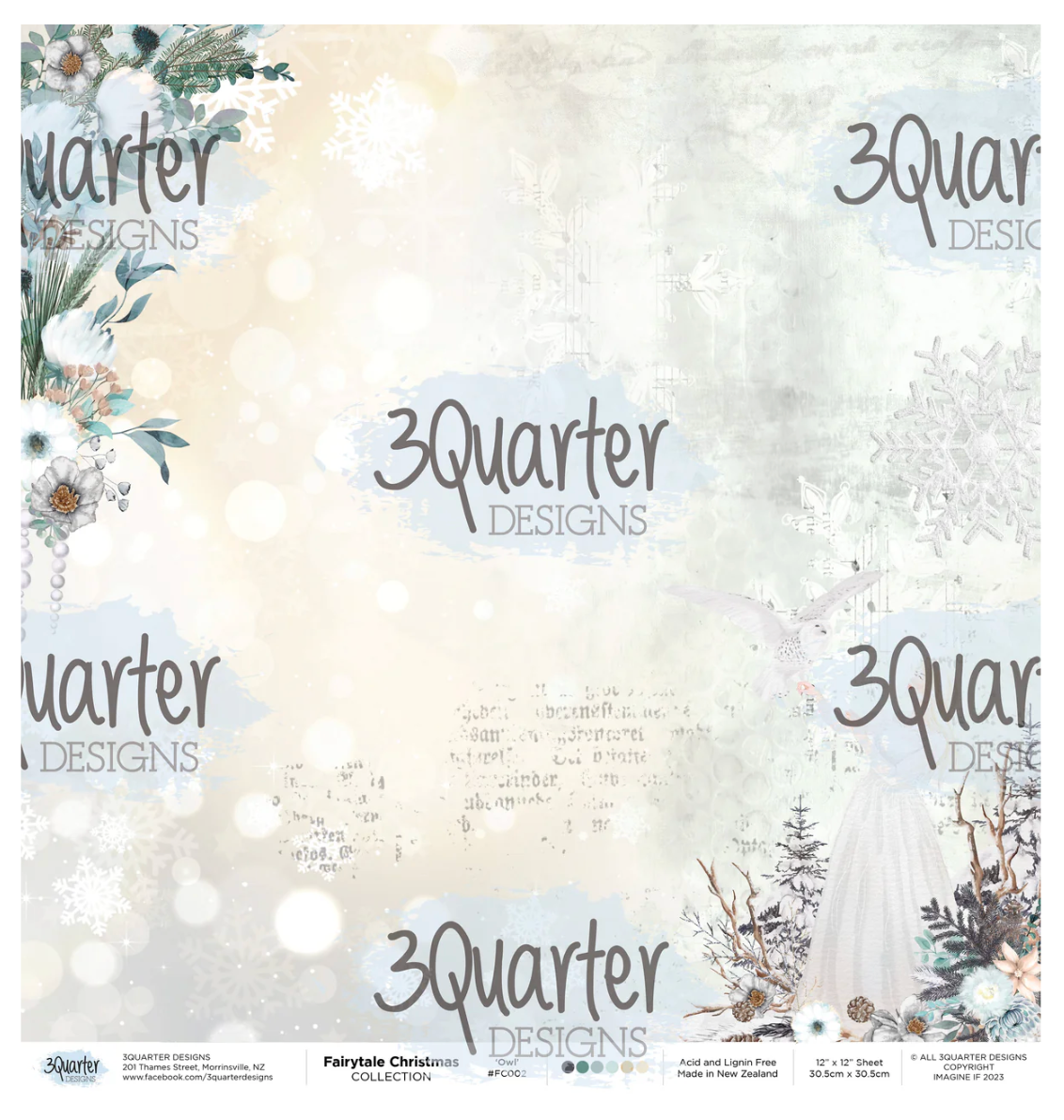 3Quarter Designs Fairytale Christmas 12x12 Collection Pack