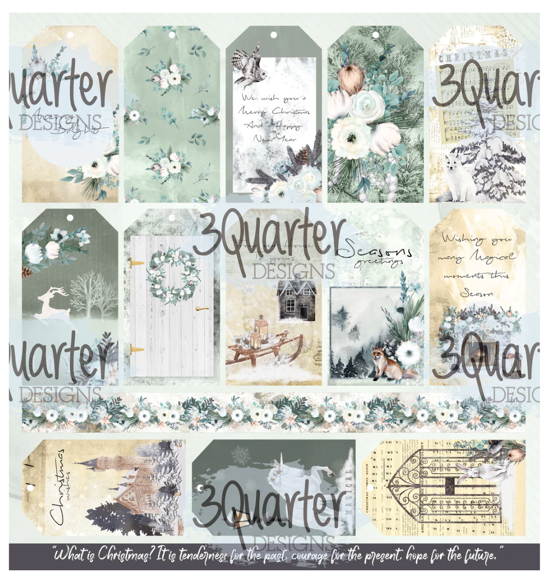 3Quarter Designs Fairytale Christmas 12x12 Collection Pack