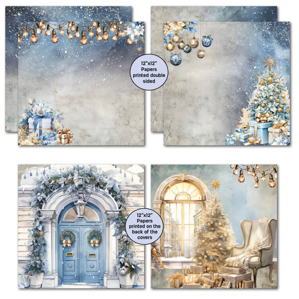 3Quarter Designs Snowflake Season 12x12 Design Paper & Diecuts Set
